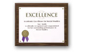 Traditional Certificate Plaques