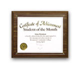 Slide-In Certificate Plaques