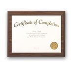 Economy Slide-In Certificate Plaques