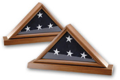 Solid Walnut Flag Shadow Boxes